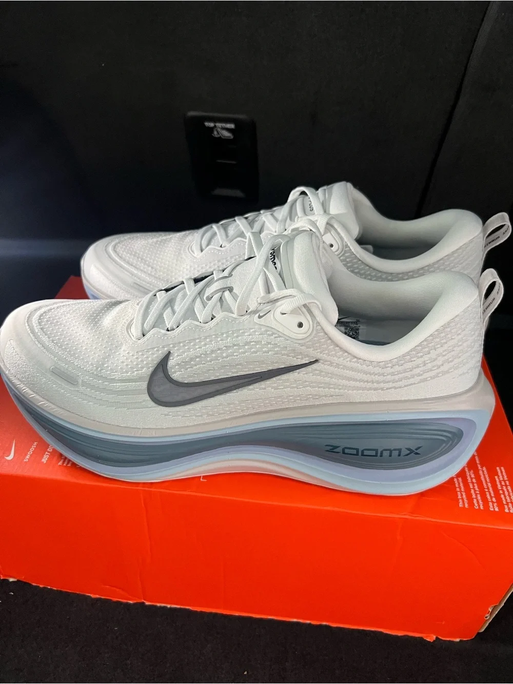 Size 13 - Nike Vomero Plus Off White Grey Fog Thunderstorm New No Lid!